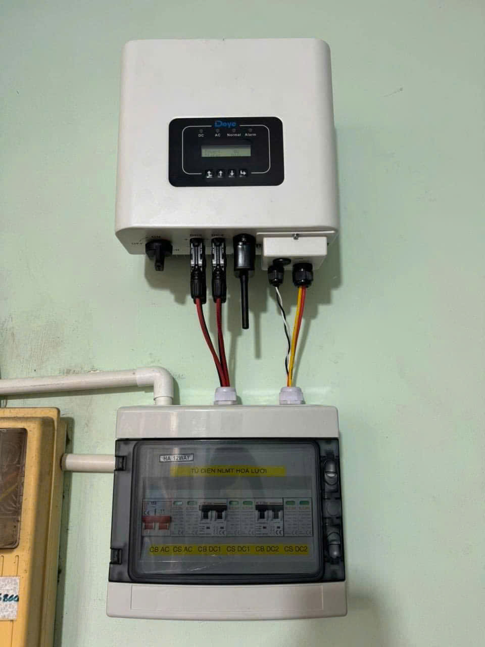 Hệ thống 3,5kw – hòa lưới bám tải