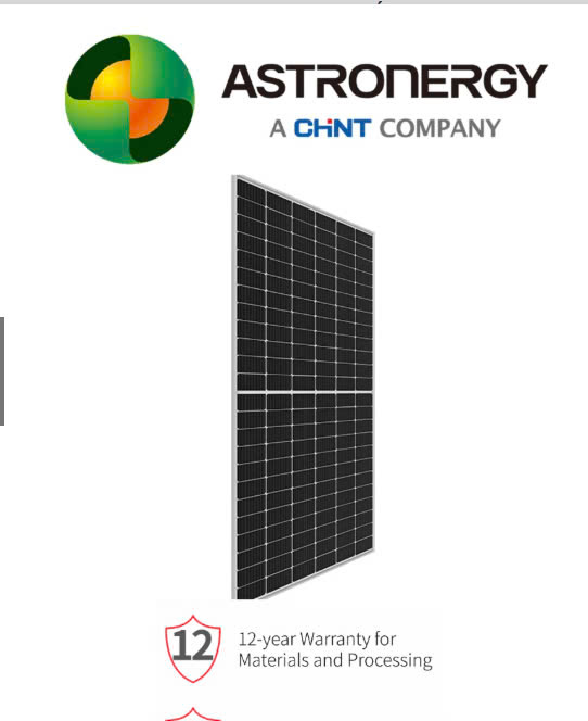 ASTRONERGY 545W Half-cut Cell