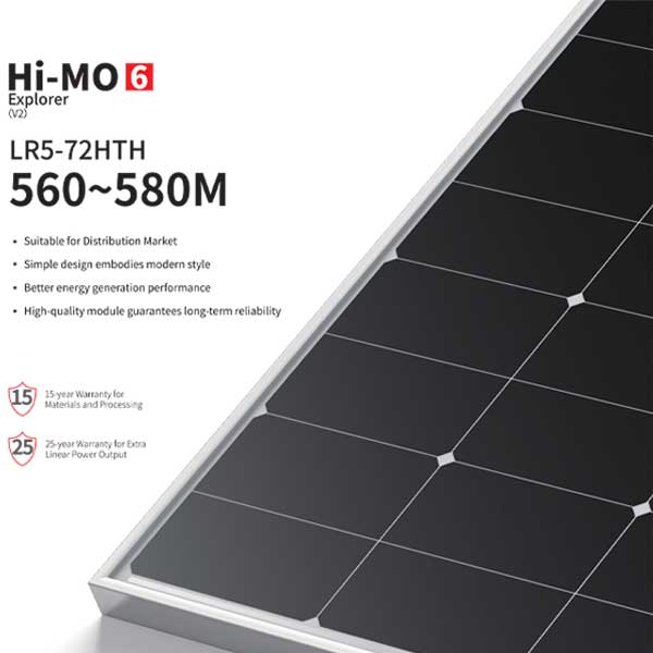Tấm Pin LONGi HIMO 6 LR5-72HTH 575W
