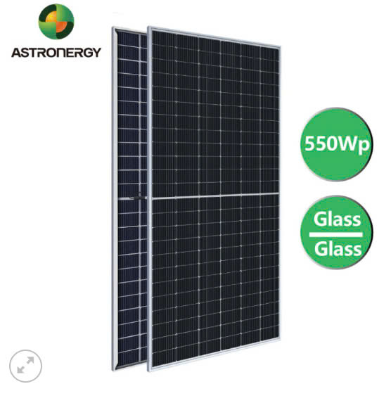 ASTRONERGY 550W Bifacial Half-cut Cell