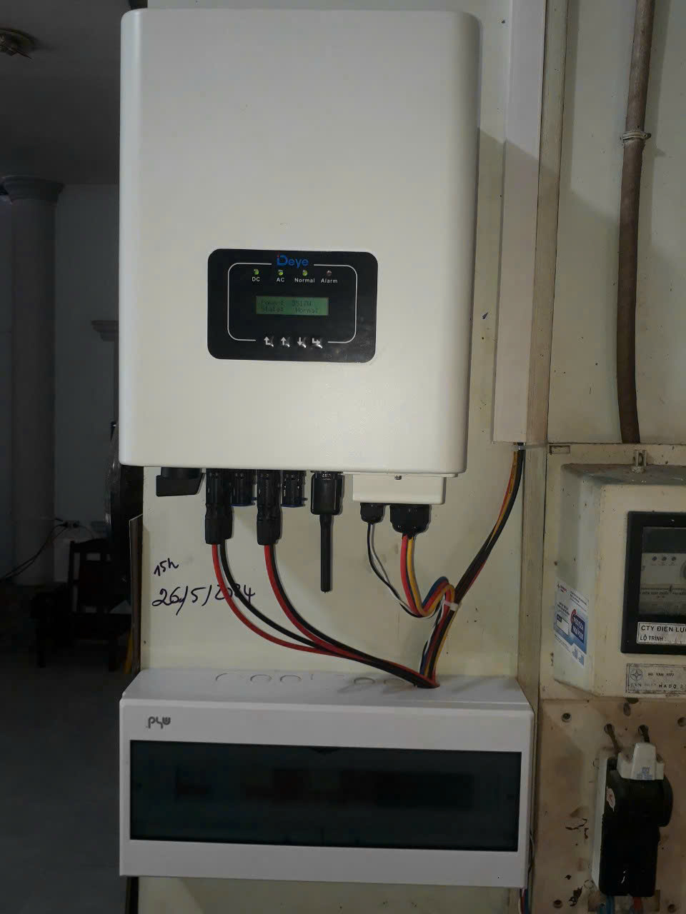 Hệ thống nlmt hòa lưới bám tải 10kw