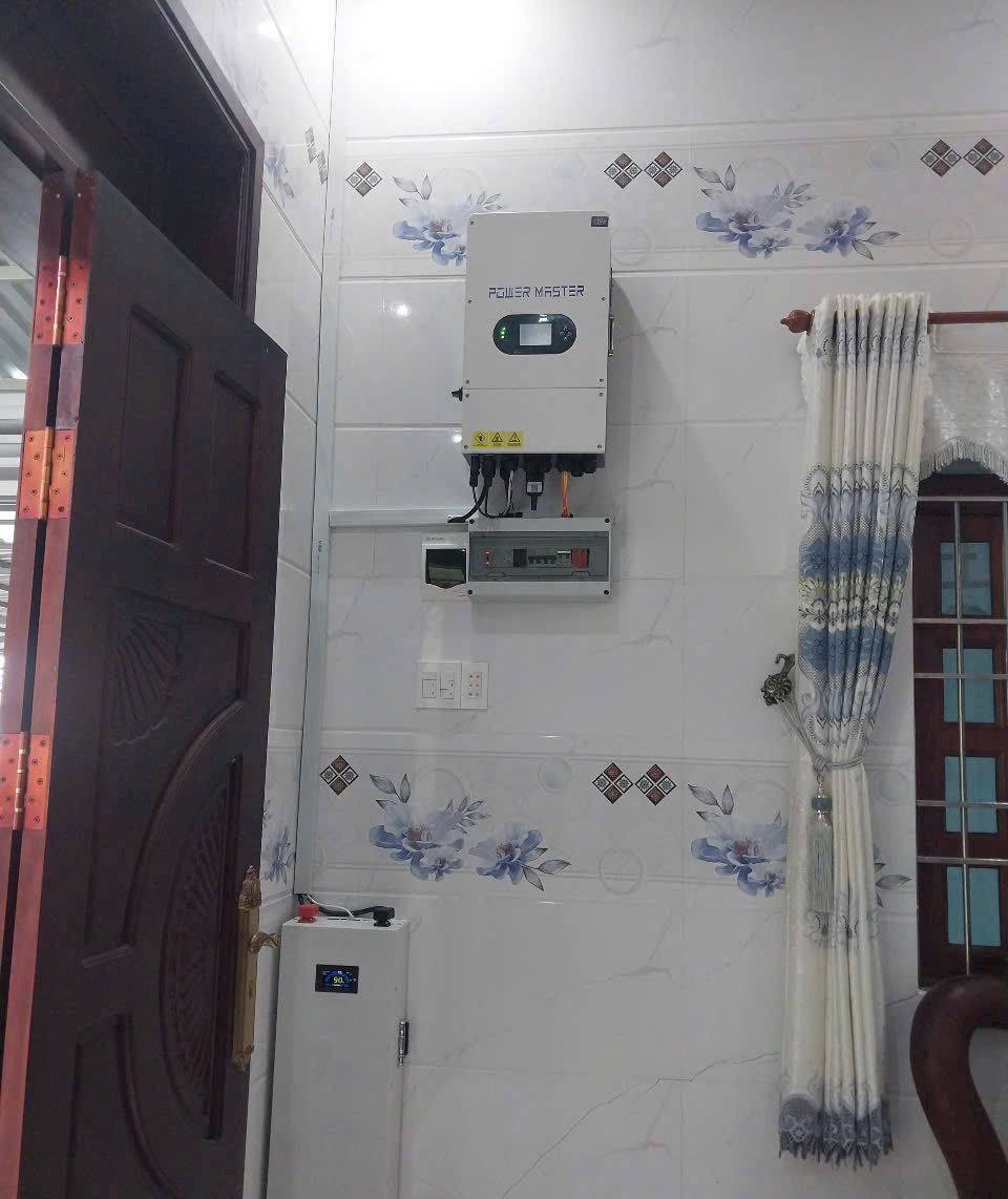 Hệ thống 3.5Kw lưu trữ 7.5kw hibrid – Sử dụng được cả ngày và đêm