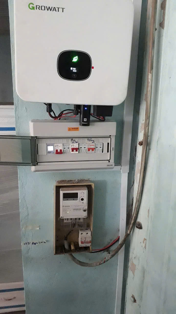 Hệ Thống Hòa Lưới Bám Tải 5kW- Chú Cảnh , Biên Hòa , Đồng Nai