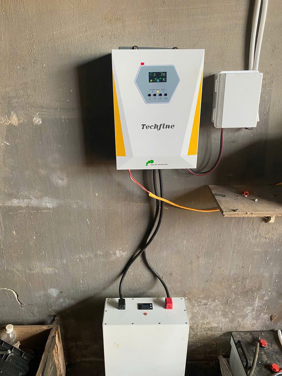Hệ thống 3kw lưu trữ 5kw hibrid -Sử dụng cả ngày và đêm