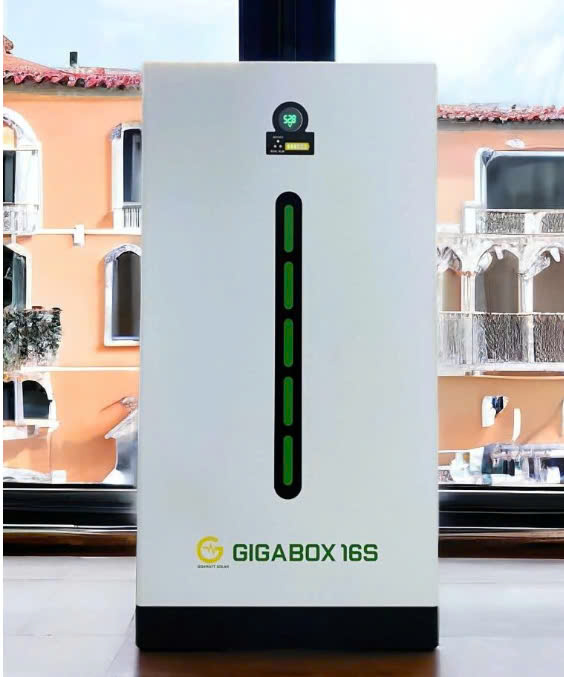 Pin lưu trữ cao cấp LifePo4 15.61kWh Gigabox 16S